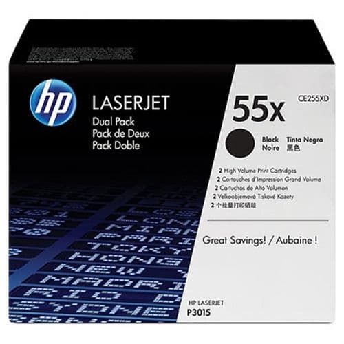 HP TONER NEGRO 12.500 PAG. PACK 2 LASERJET/P3015