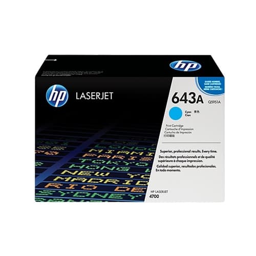 HP TONER CIAN 10.000 PAG. LASERJET COLOR/4700