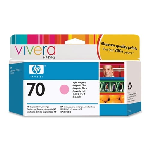 HP CARTUCHO GF MAGENTA CLARO Nº70 130ML DESIGNJET/Z2100/Z3100/Z3200