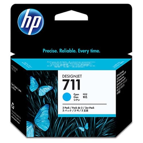 HP CARTUCHO GF CIAN Nº711 29ML PACK 3