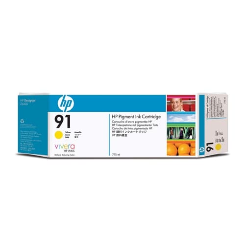 HP CARTUCHO GF AMARILLO Nº91 775ML DESIGNJET/Z6100
