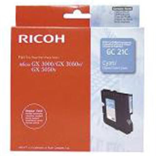 RICOH CARTUCHO CIAN TYPE GC-21C 1.000 PAG. GX/3000/3050N/5050N/7000