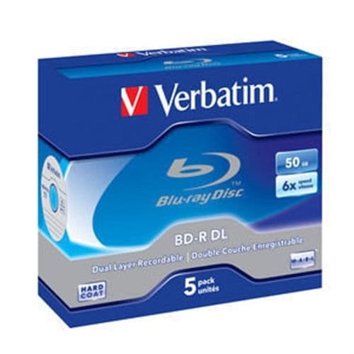 VERBATIM BLU-RAY DISC -R DL 2X 50GB JEWEL CASE 5