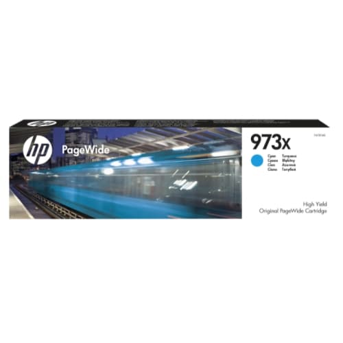 HWP 973X High Yield Cyan Original PageWide Cartridge (F6T81AE)