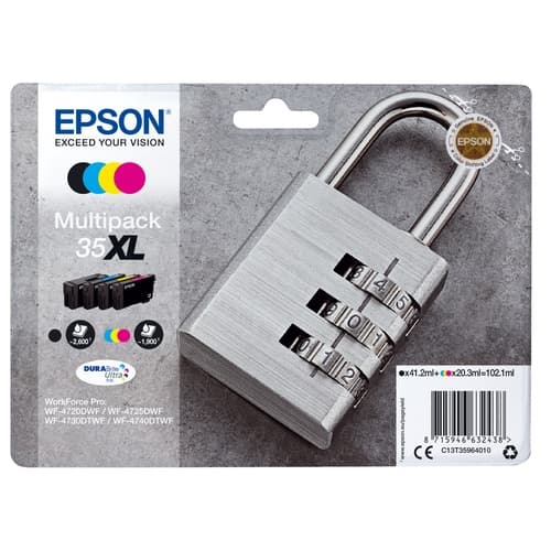 EPSON Multipack 4 colores 35XL DURABrite Ultra Ink