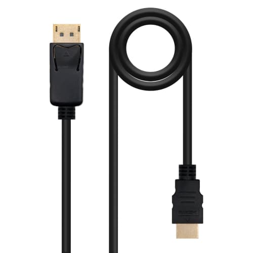 Nanocable - Cable  DisplayPort/M a HDMI/M - Negro- Longitud 5.0 m