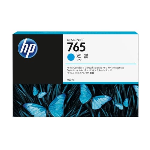HP Cartucho de tinta cian 400 ml F9J52A (765)