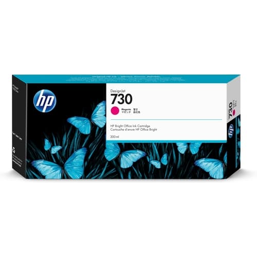 HP Cartucho de tinta magenta 300 ml P2V69A (730)