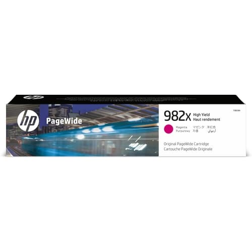 HP Cartucho de tinta magenta 16.000 paginas T0B28A (982X)