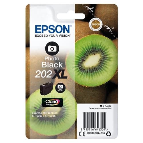 Epson Cartucho de tinta  Schwarz (Foto) 7.9ml C13T02H14010 (202XL)
