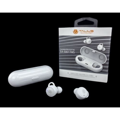 Talius - Intrauricular bluetooth 5.0 EA-5007 TWS chip JL 2/3h Blanco