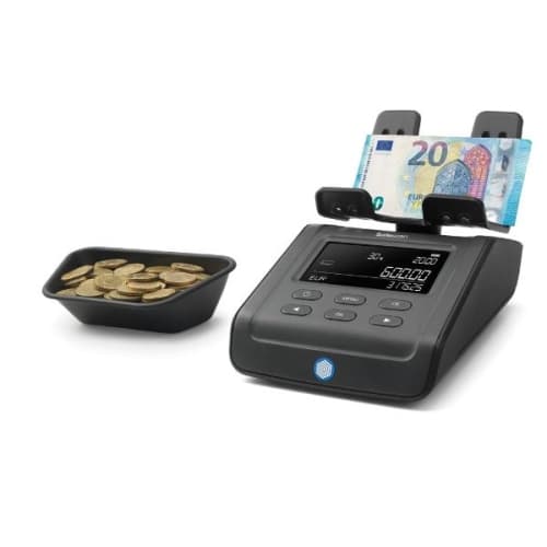 SAFESCAN 6175 - BALANZA CONTADORA DE DINERO, MONEDAS Y BILLETES, BONOS, VALES Y FICHAS