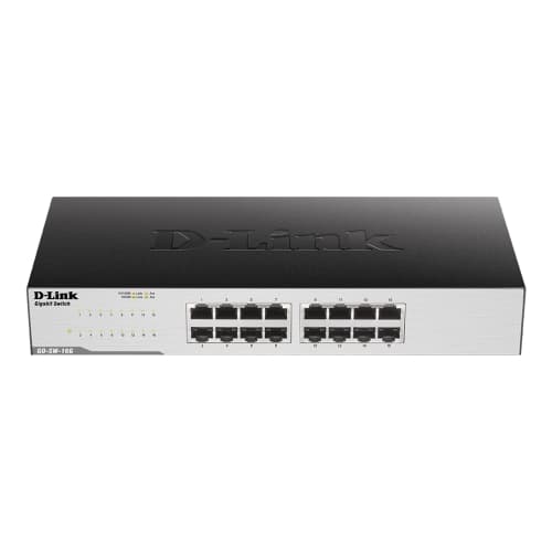 D-Link GO-SW-16G - Switch - 16 puertos 10/100/1000 - sobremesa