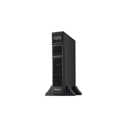 Phasak - SAI PH 9301 - Online - 10KVA/10000W - Formato Rack - Bornes - LCD - USB+RS232+RJ45 - Baterias 20x 9Ah - Garantía 2 años in situ con batería