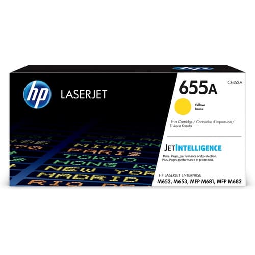 HP LASERJET ENTERPRISE M652 TONER AMARILLO 655A CF452A 10.500 PAGINAS