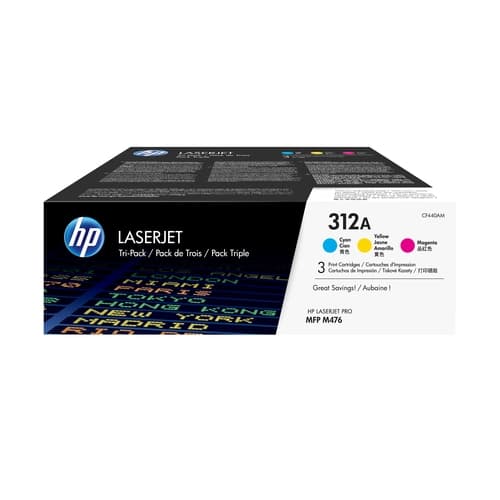 HP LASER JET 312A PACK 3 TONER CIAN/MAGENTA/AMARILLO 2.700 PAGINAS