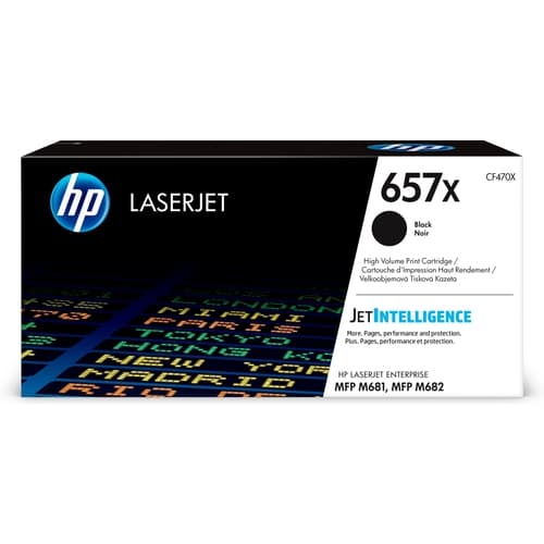 HP Toner LaserJet Enterprise MFP M681 Negro 657X