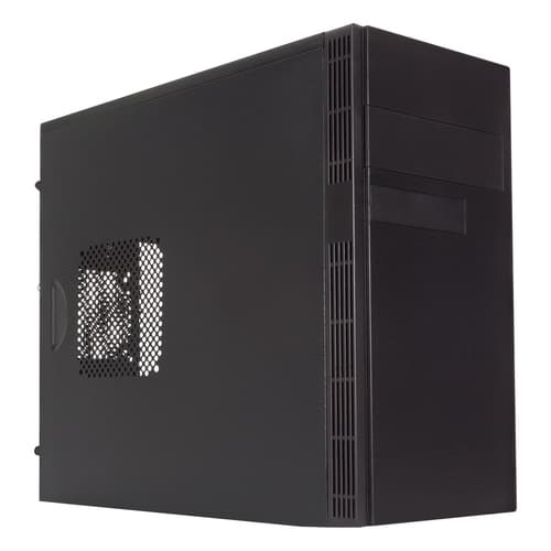 Caja microATX Unykach Gray Rain Evo - FA 500w - 2 x USB 3.0, 1 x USB 2.0, Audio y Microfono frontal - Color Negro - 440x220x390 mm
