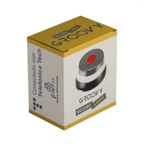 GROOVY BALIZA DE EMERGENCIA LUMINOSA V16 SEÑALIZACIÓN HOMOLOGADO CONECTADO CON GEOLOCALIZACIÓN