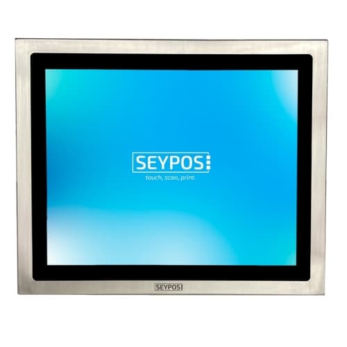 SEYPOS K795III INOX PANEL PC 15"TRUE FLAT RESISTIVO J6412/RAM8GB/ SSD128GB/2YW