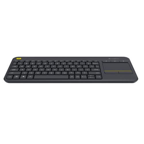 Logitech Wireless Touch Keyboard K400+ - Teclado - inalámbrico - 2,4 GHz - Touchpad - Español