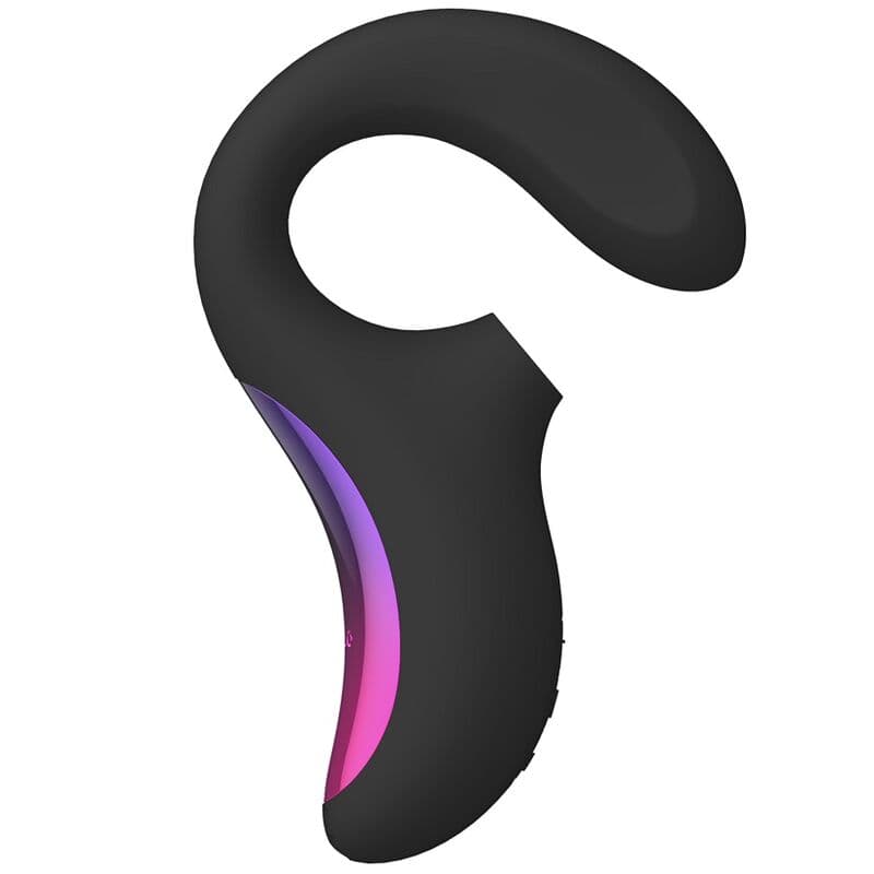 LELO - ENIGMA DOBLE ESTIMULACIÓN SUCCION MASAJEADOR NEGRO