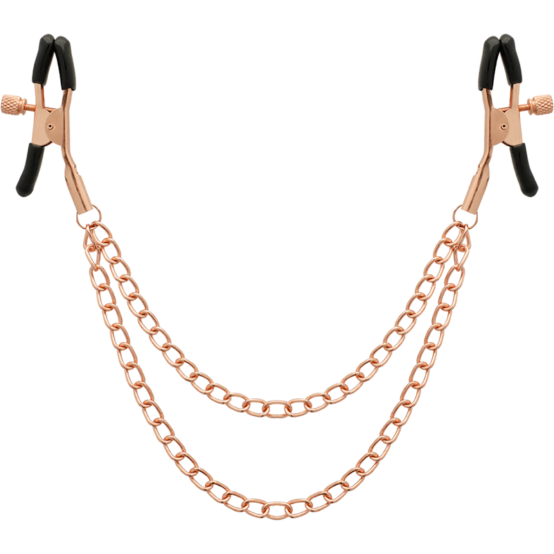 BEGME - BLACK EDITION PINZAS PEZONES CON CADENA