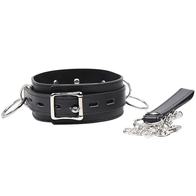 OHMAMA FETISH - COLLAR SUMISION CON 3 ANILLAS