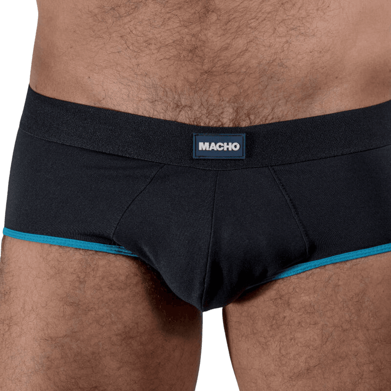 MACHO - MS24B CALZONCILLO BRIEF DARK AZUL S