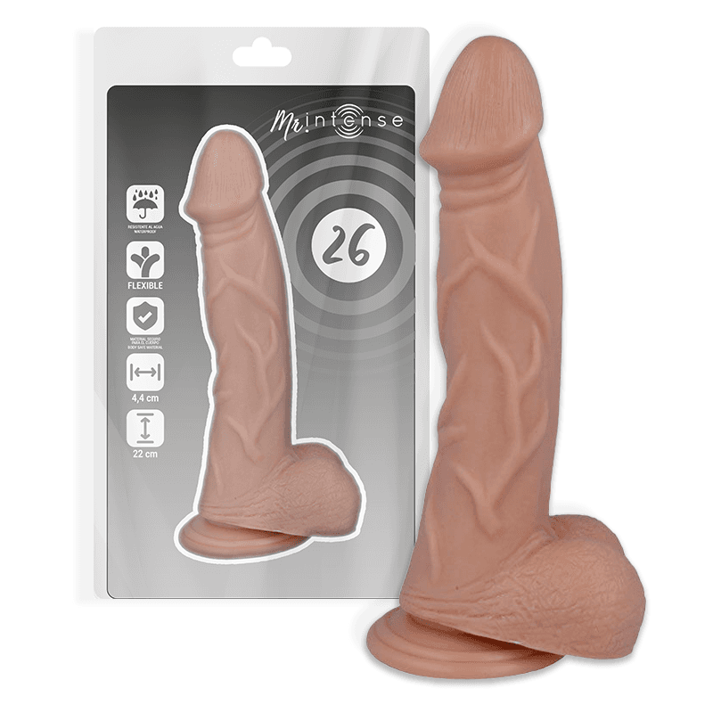 MR INTENSE - 26 PENE REALÍSTICO 22 CM -O- 4.4 CM