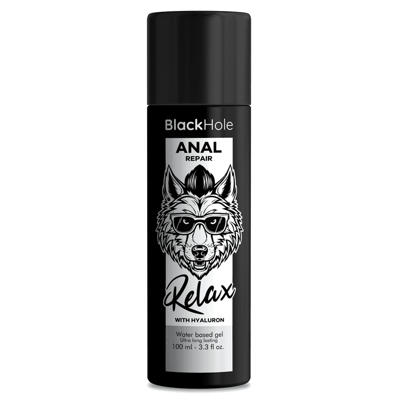BLACK HOLE - ANAL REPADRER BASE AGUA RELAX CON HYALURON 100 ML