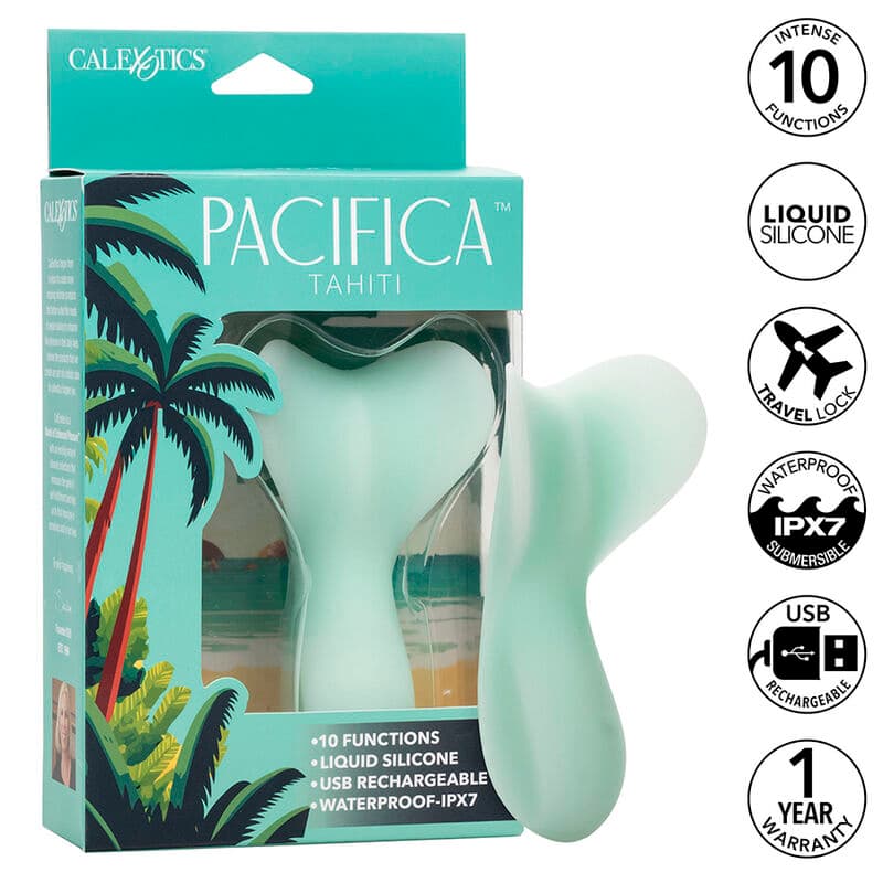 CALEXOTICS - PACIFICA TAHITI ESTIMULADOR 10 FUNCIONES AQUA