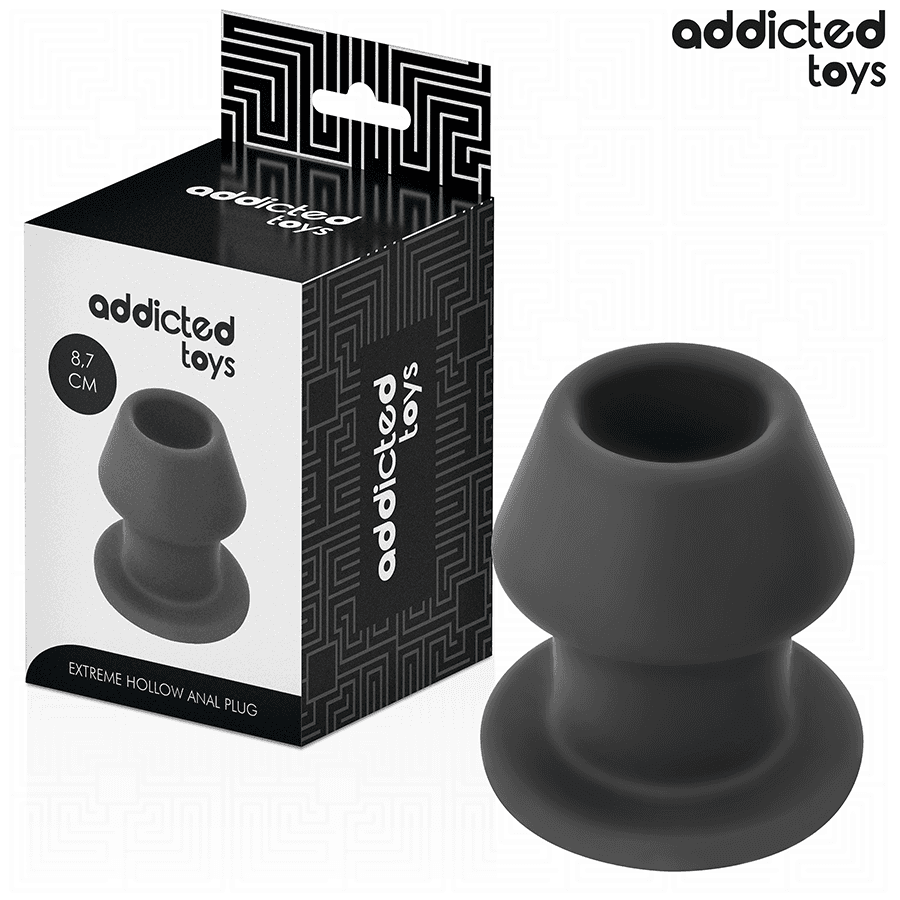 ADDICTED TOYS - PLUG ANAL HUECO EXTREM SILICONA TALLA M 8,7 CM