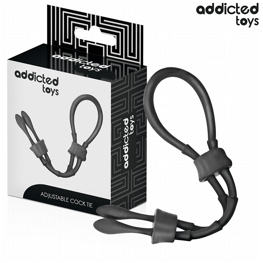 ADDICTED TOYS - CUERDA SILICONA AJUSTABLE PARA EL PENE