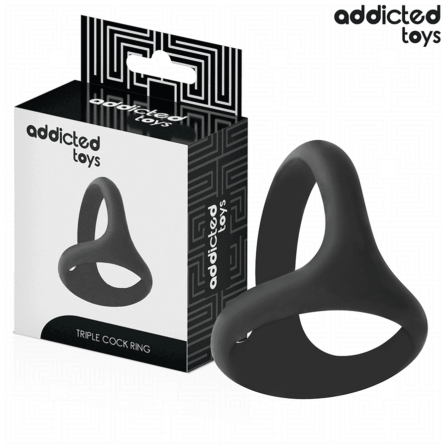 ADDICTED TOYS - ANILLO TRIPLE GRUESO PARA EL PENE