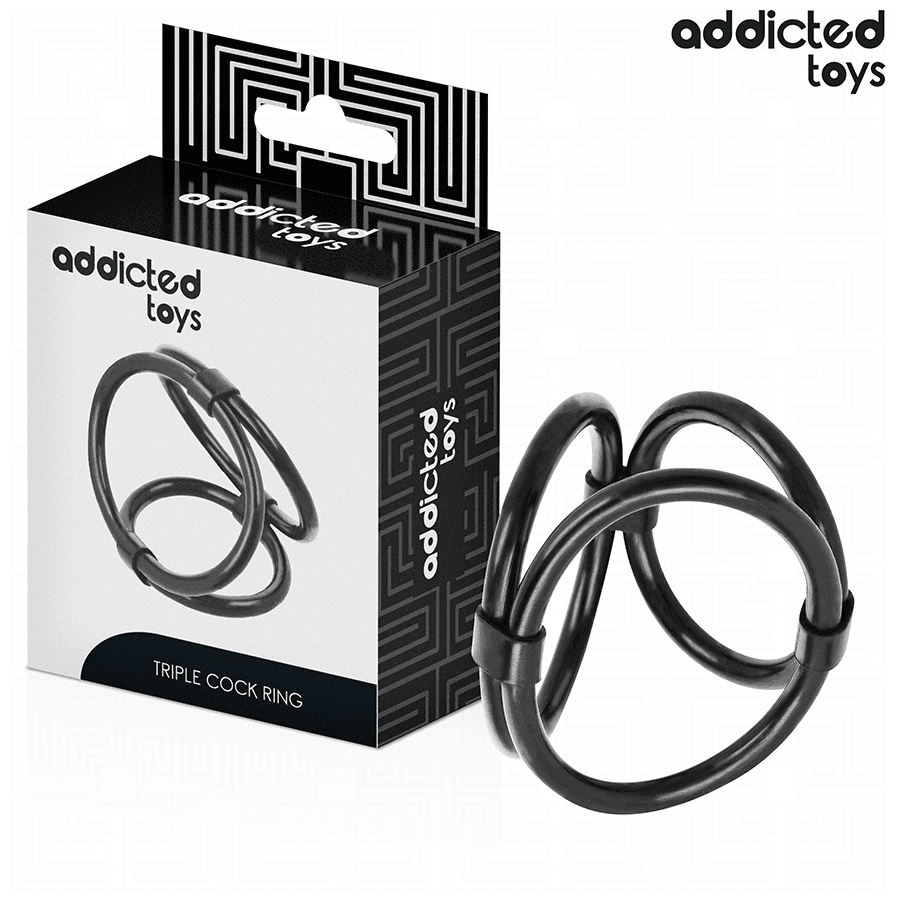 ADDICTED TOYS - ANILLO TRIPLE PARA EL PENE