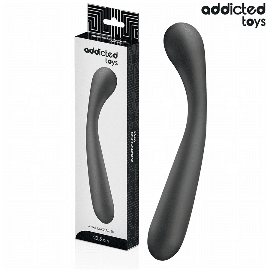 ADDICTED TOYS - MASAJEADOR ANAL DOBLE SILICONA 22,5 CM