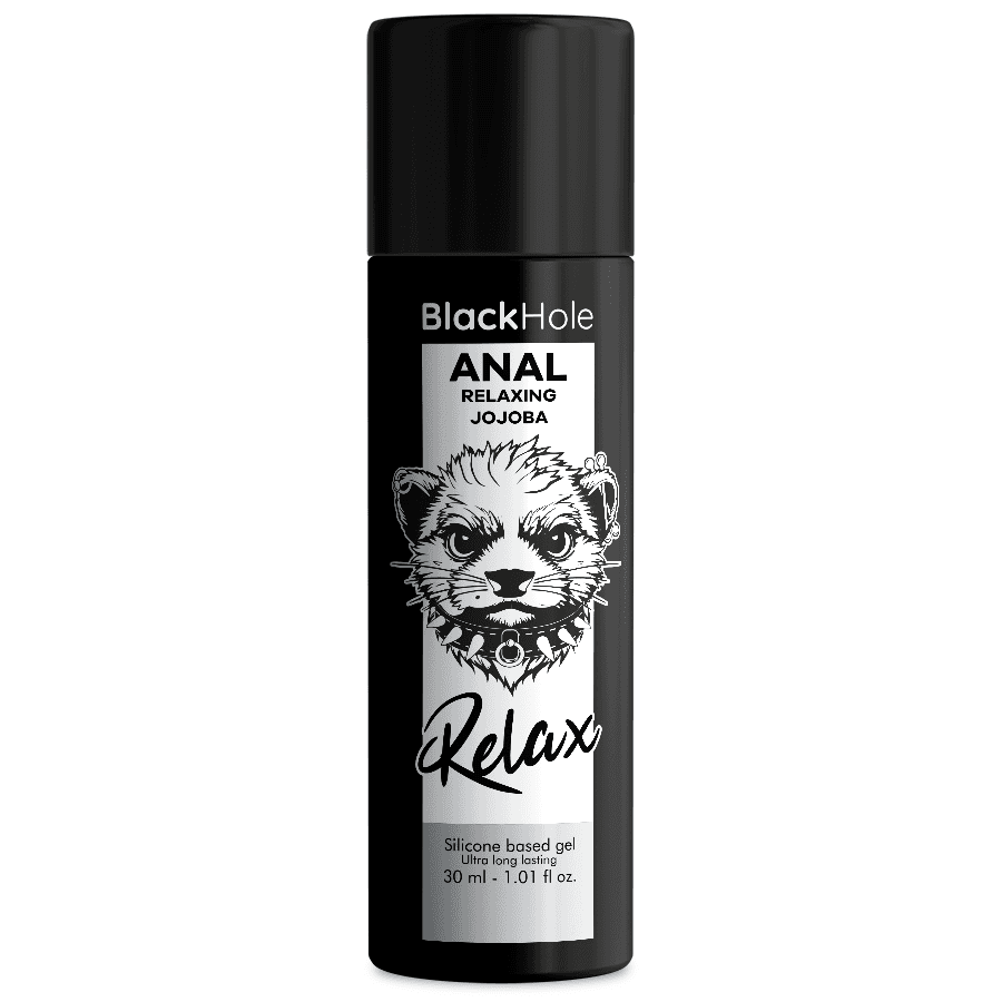 BLACK HOLE -  ANAL RELAXING CON JOJOBA BASE SILICONA 30 ML