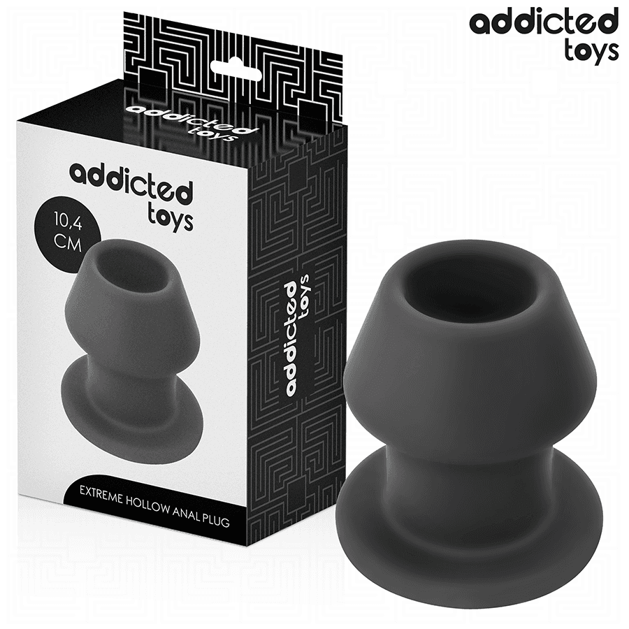 ADDICTED TOYS - PLUG ANAL HUECO EXTREM SILICONA TALLA L 10,4 CM