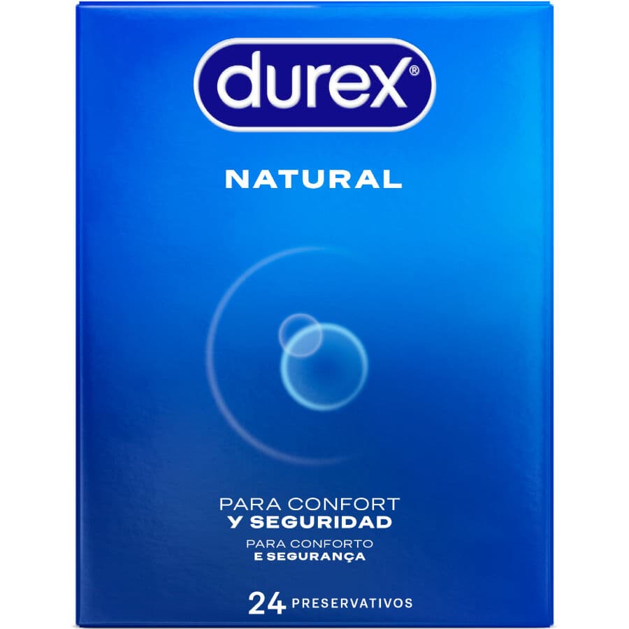 DUREX - PRESERVATIVOS NATURAL 24 UNIDADES