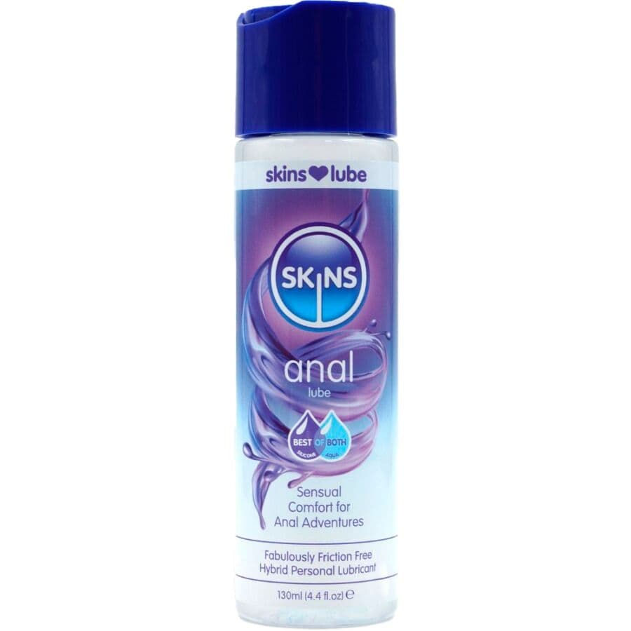 SKINS - ANAL LUBRICANTE HÍBRIDO BASE DE AGUA & SILICONA 130 ML