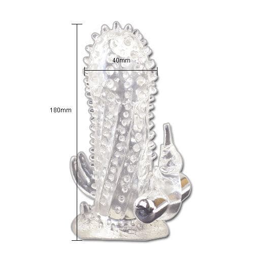 BAILE - BRAVE MAN EXTENSIÓN PENE VIBRADOR RABBIT