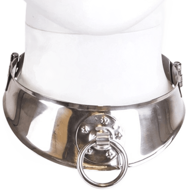 METAL HARD - COLLAR RESTRINGIDOR CON ANILLA
