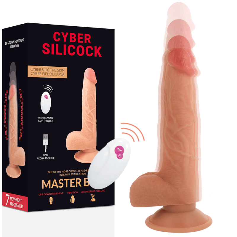 CYBER SILICOCK - REALÍSTICO CONTROL REMOTO MASTER BEN 23.88 CM -O- 4.3 CM