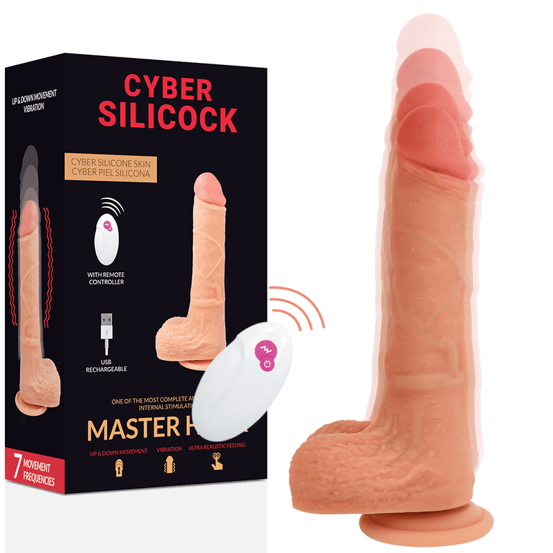 CYBER SILICOCK - REALÍSTICO CONTROL REMOTO MASTER HUCK 20.9 CM -O- 4 CM