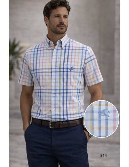 CAMISA HOMBRE POPELIN MANGA CORTA 628800814
