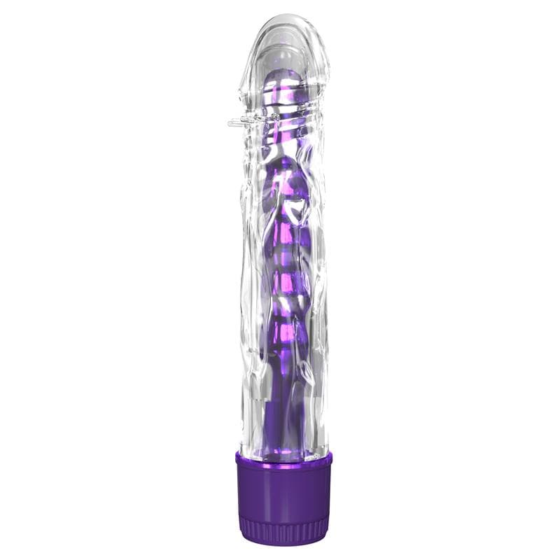Vibrador Mr. Twister Púrpura Metálico 17 cm