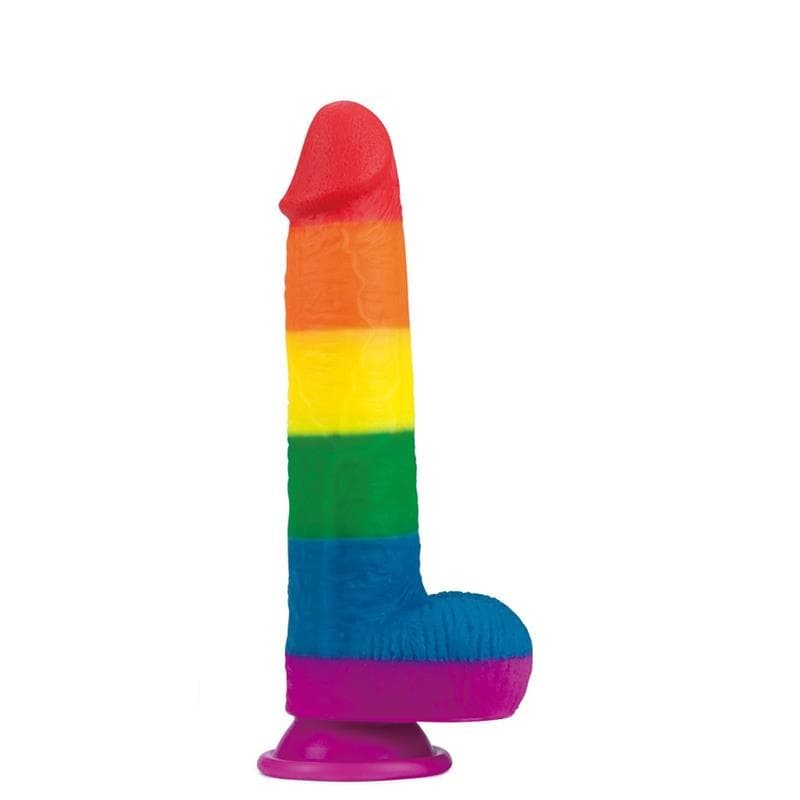 Dildo Prider 9 Silicona Líquida LGBT