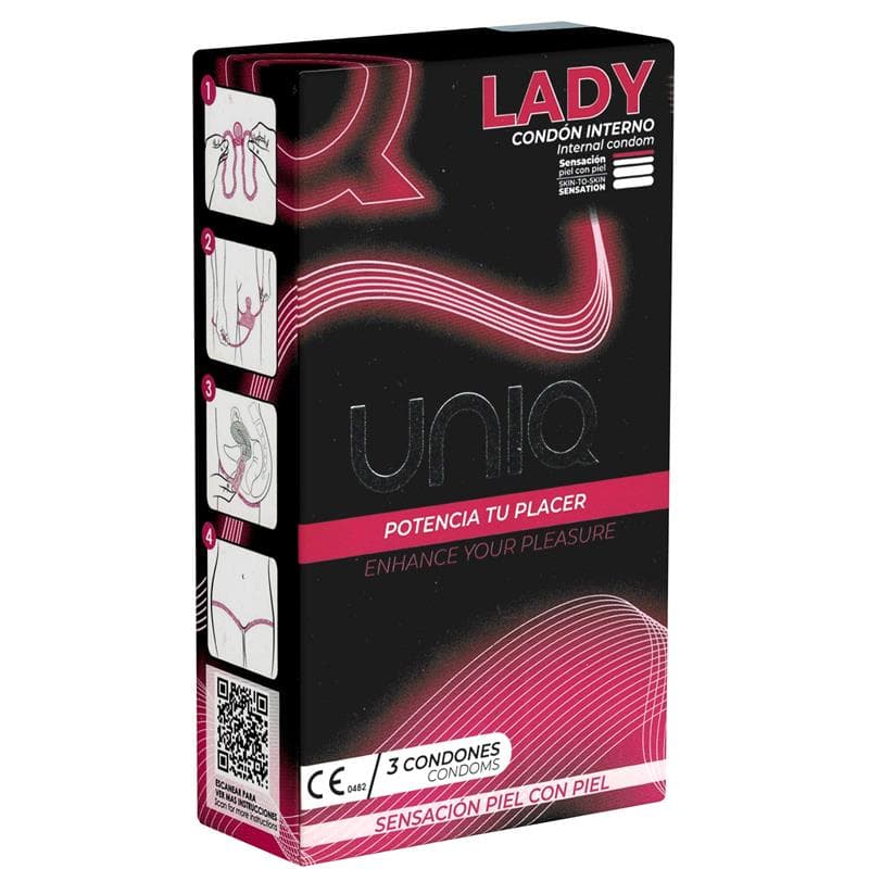 Preservativos Feniños sin Látex 3 Unidades Lady Female