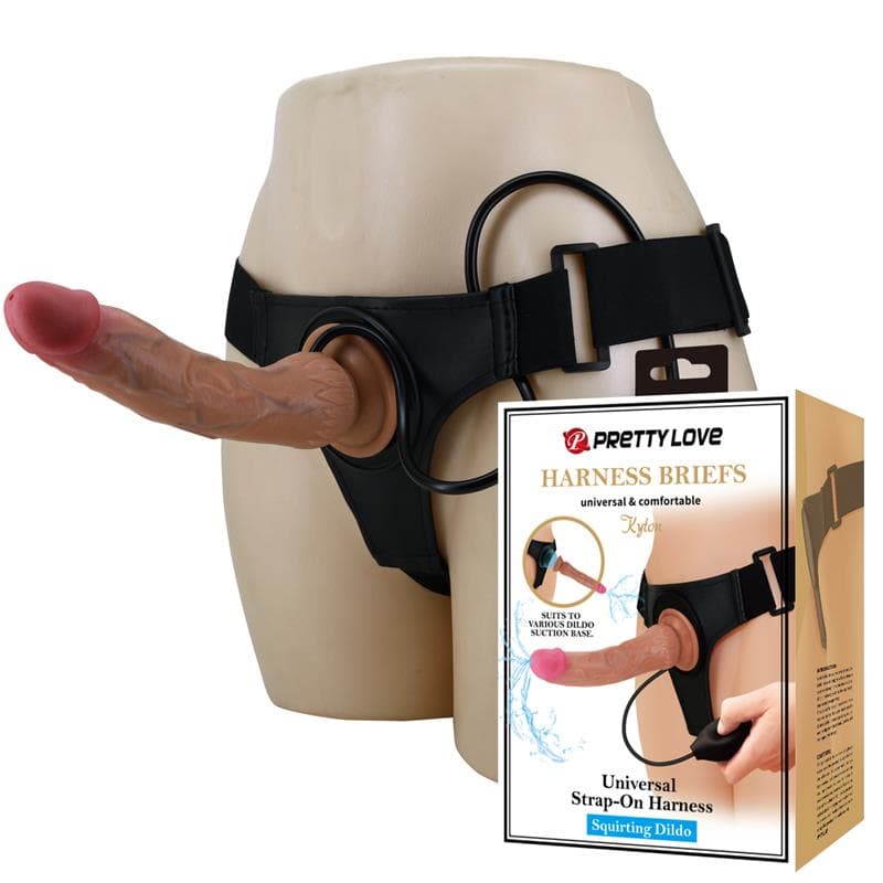 Kyton Arnés con Dildo Función Squirting